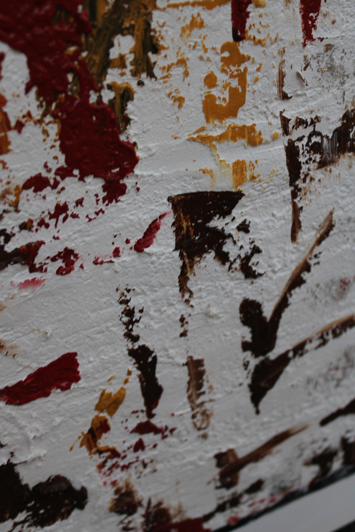Oka style textured Original modern Abstract Oil Painting On Canvas 80 x 80cm ‘Unfinished Story’