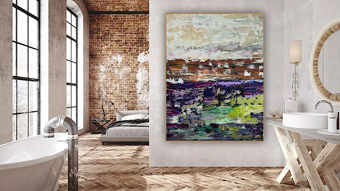 Oka contemporary Abstract Oil Painting Canvas 100x80cm Texture The Sky that Never Settles