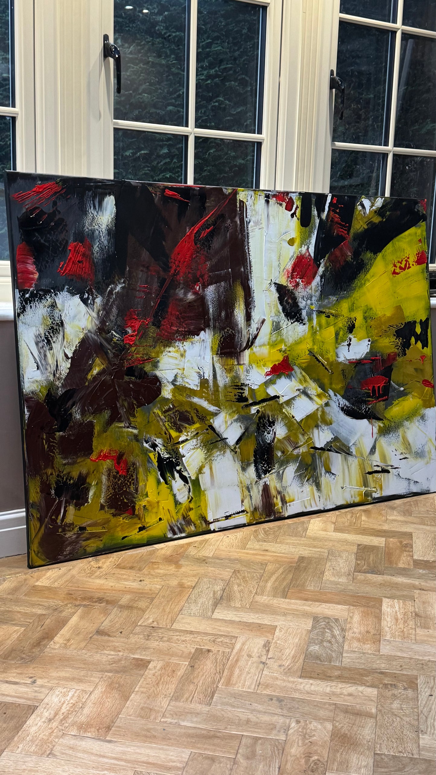 Original Abstract Oil Painting On Canvas 150cm x 100cm Velvet Soul Oka