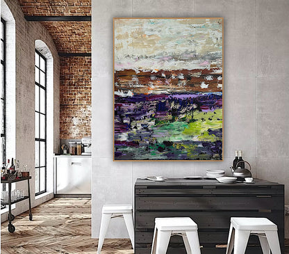 Oka contemporary Abstract Oil Painting Canvas 100x80cm Texture The Sky that Never Settles