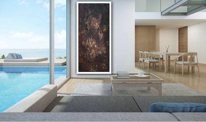 Richter Original Abstract Oil Painting On Canvas 60x120cm Unfinished Chapter