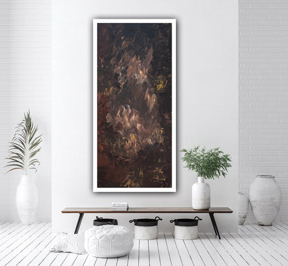 Richter Original Abstract Oil Painting On Canvas 60x120cm Unfinished Chapter