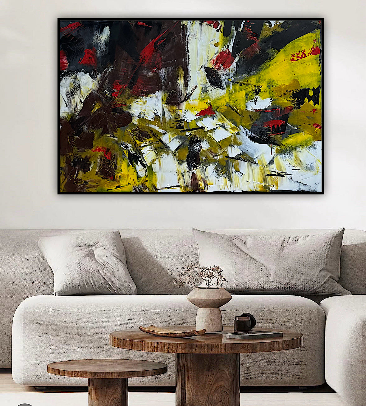 Original Abstract Oil Painting On Canvas 150cm x 100cm Velvet Soul Oka