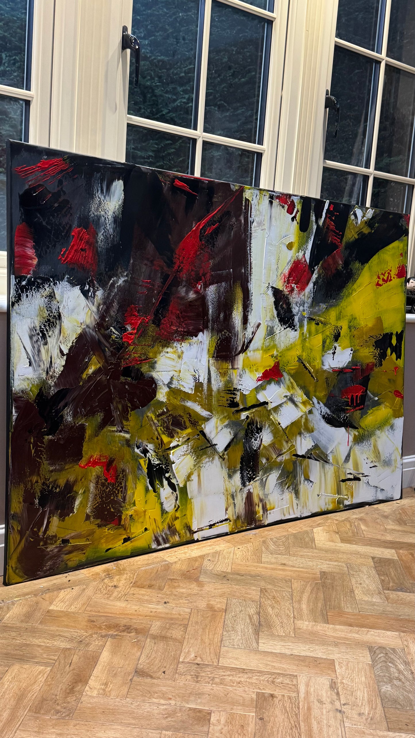 Original Abstract Oil Painting On Canvas 150cm x 100cm Velvet Soul Oka