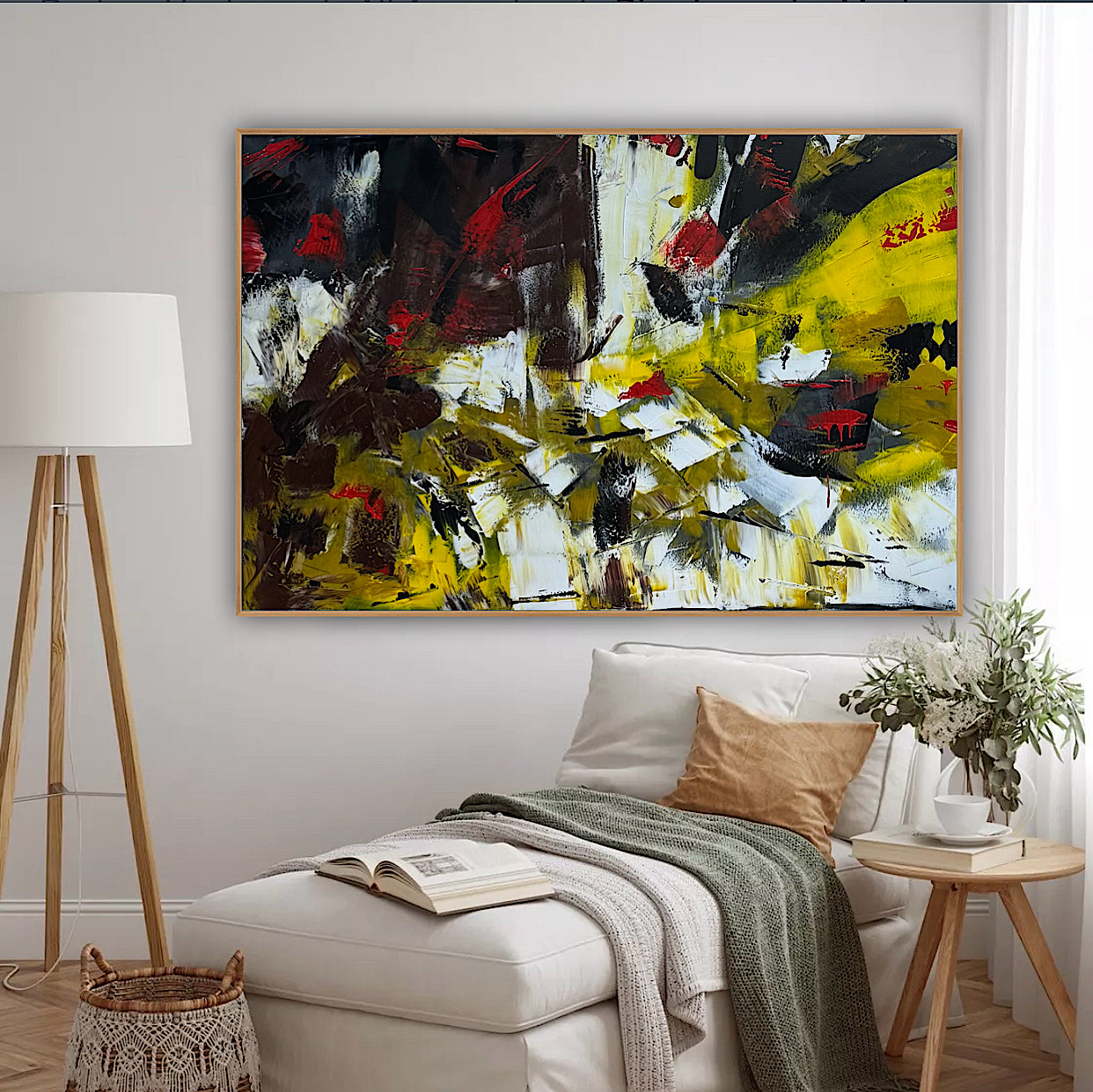 Original Abstract Oil Painting On Canvas 150cm x 100cm Velvet Soul Oka