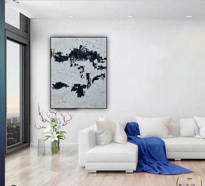 Original abstract Oil Painting On Canvas 76 X 60cm textured ‘Urban Fragments’