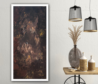 Richter Original Abstract Oil Painting On Canvas 60x120cm Unfinished Chapter