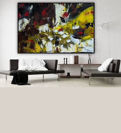 Original Abstract Oil Painting On Canvas 150cm x 100cm Velvet Soul Oka