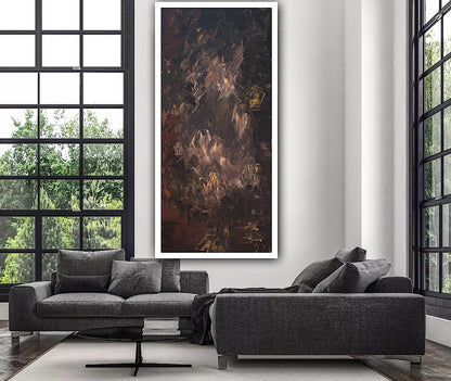 Richter Original Abstract Oil Painting On Canvas 60x120cm Unfinished Chapter