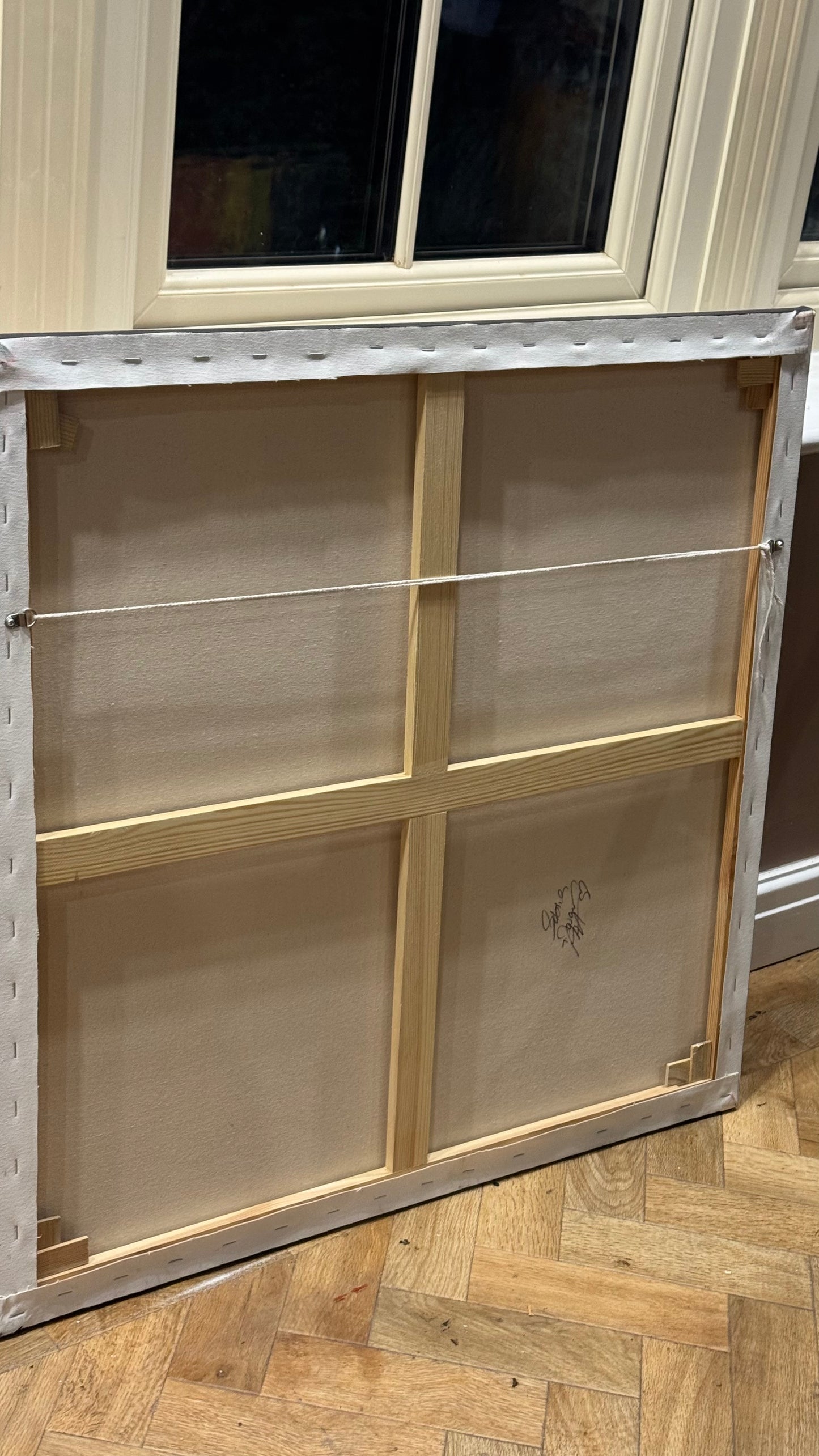 Contemporary Abstract Original Oil Painting On 80x80cm Canvas Unspoken Gaze