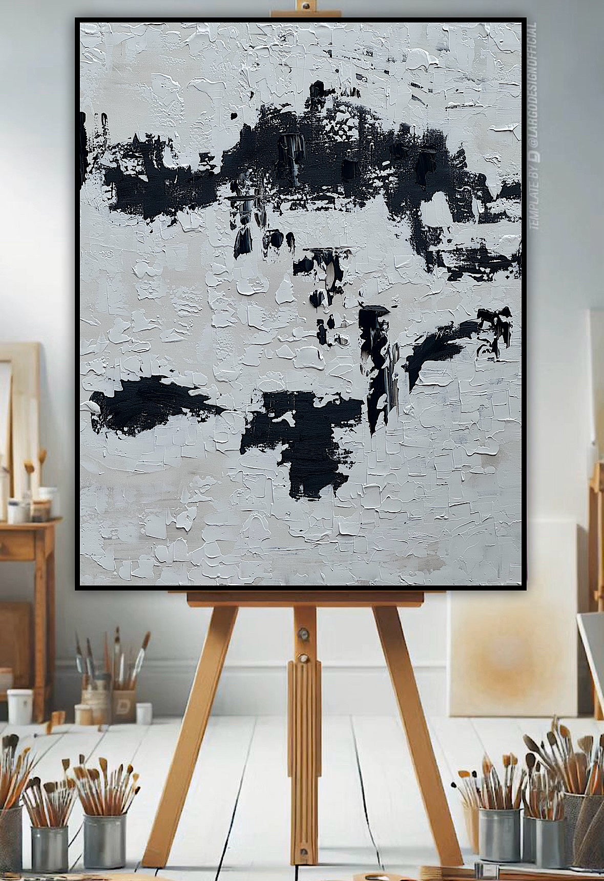 Original abstract Oil Painting On Canvas 76 X 60cm textured ‘Urban Fragments’