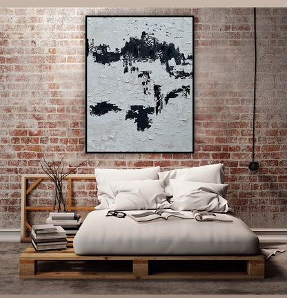 Original abstract Oil Painting On Canvas 76 X 60cm textured ‘Urban Fragments’