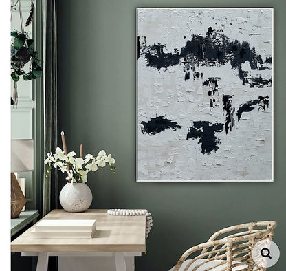 Original abstract Oil Painting On Canvas 76 X 60cm textured ‘Urban Fragments’