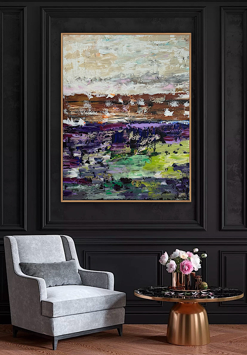 Oka contemporary Abstract Oil Painting Canvas 100x80cm Texture The Sky that Never Settles