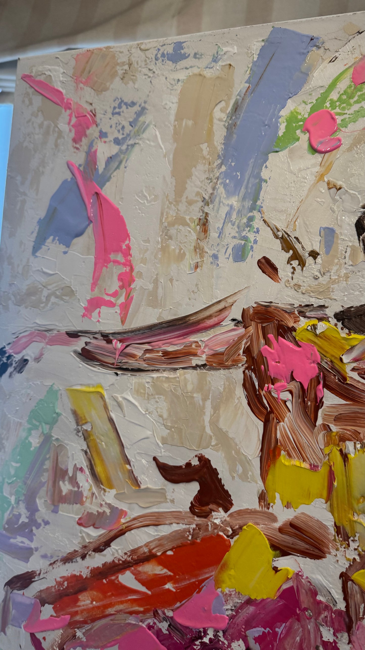 Ballet dancer Original modern Abstract Oil Painting On Canvas 85 x 60cm Oka