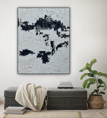 Original abstract Oil Painting On Canvas 76 X 60cm textured ‘Urban Fragments’