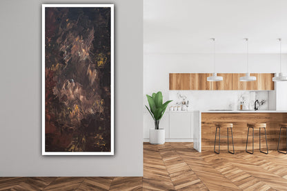 Richter Original Abstract Oil Painting On Canvas 60x120cm Unfinished Chapter