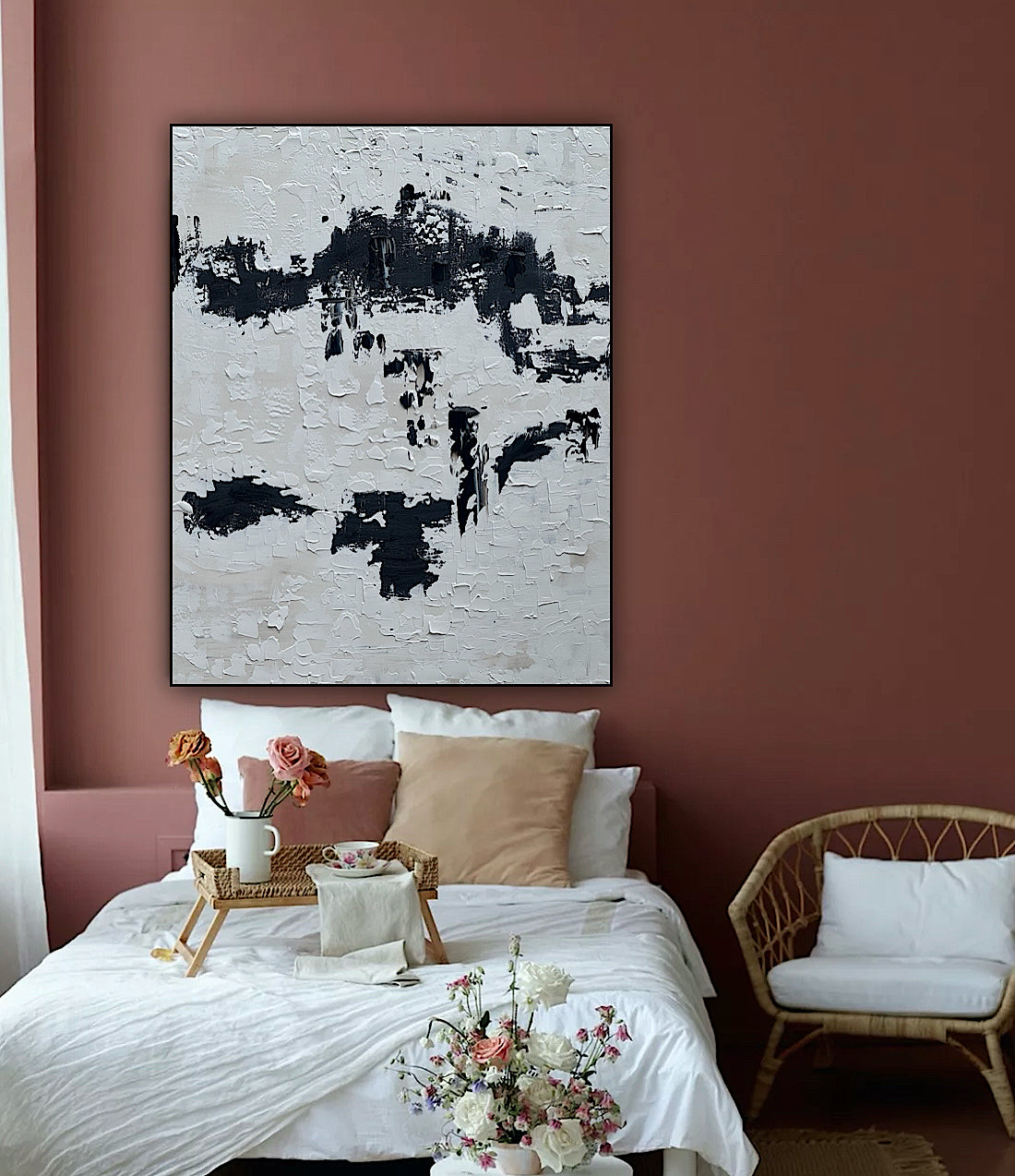 Original abstract Oil Painting On Canvas 76 X 60cm textured ‘Urban Fragments’
