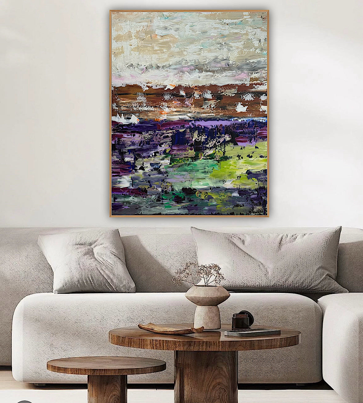 Oka contemporary Abstract Oil Painting Canvas 100x80cm Texture The Sky that Never Settles