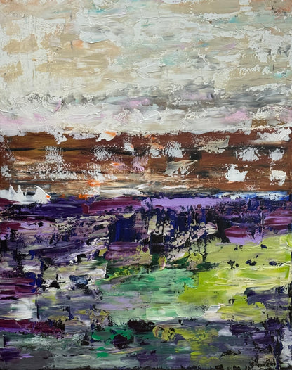 Oka contemporary Abstract Oil Painting Canvas 100x80cm Texture The Sky that Never Settles