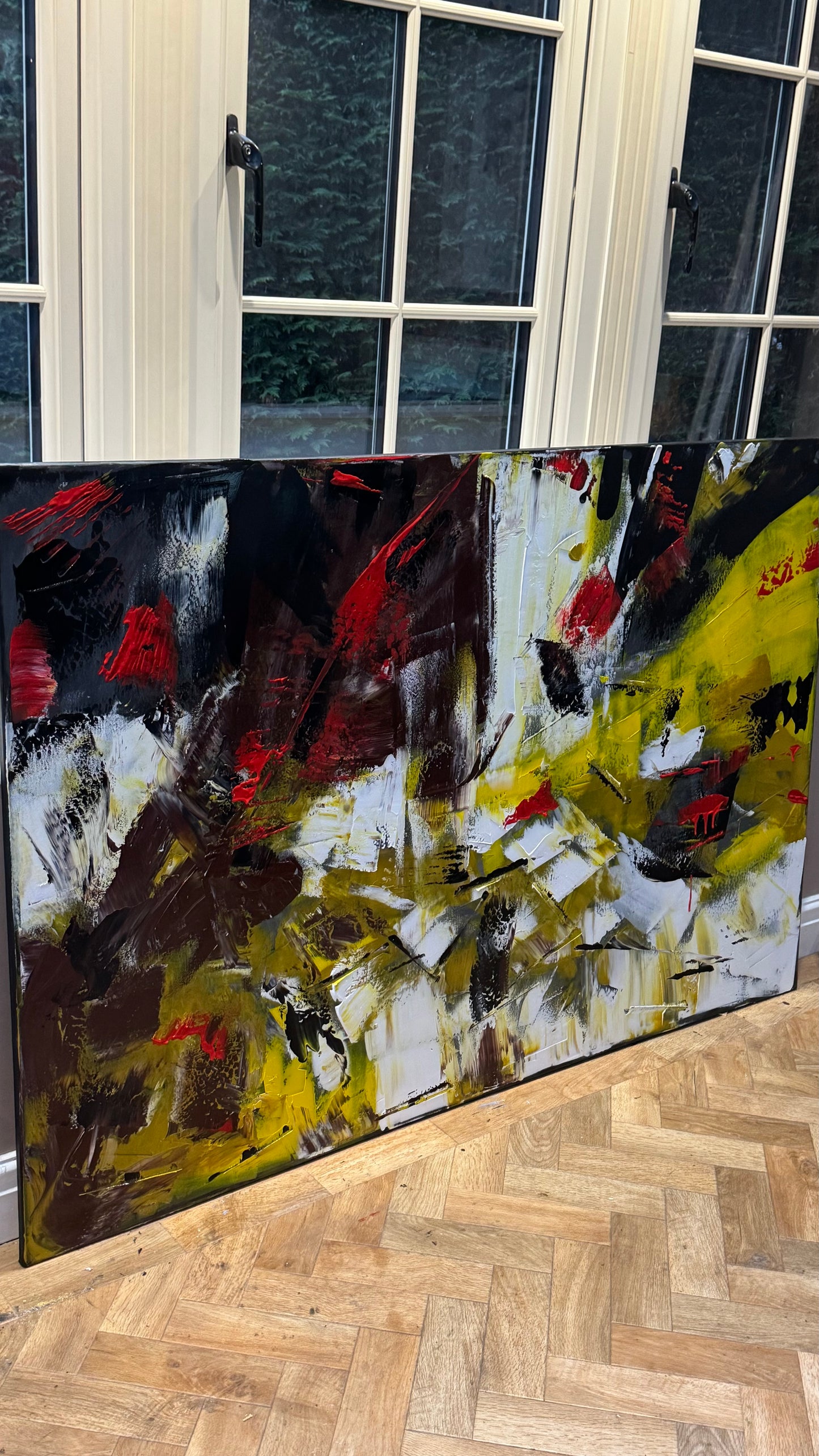 Original Abstract Oil Painting On Canvas 150cm x 100cm Velvet Soul Oka