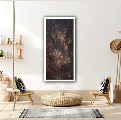 Richter Original Abstract Oil Painting On Canvas 60x120cm Unfinished Chapter