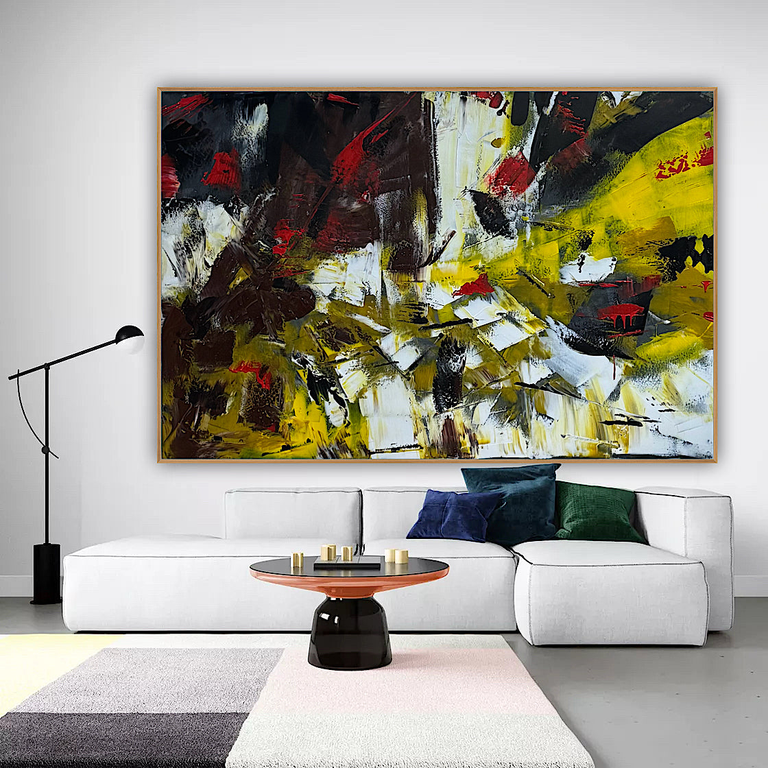 Original Abstract Oil Painting On Canvas 150cm x 100cm Velvet Soul Oka