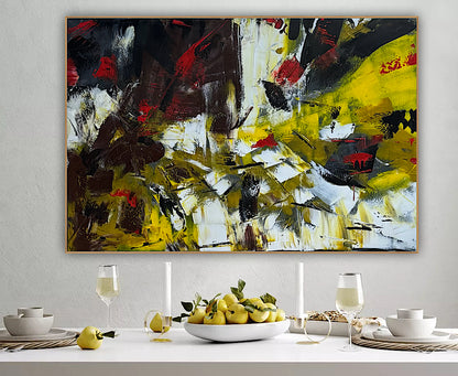 Original Abstract Oil Painting On Canvas 150cm x 100cm Velvet Soul Oka