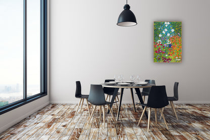 Contemporary Abstract Original Oil Painting On 50x35cm on Canvas Summer Garden