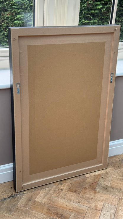 Framed Original Abstract contemporary Oil Painting On Canvas 90x60cm  love to talk oka