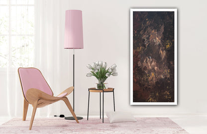 Richter Original Abstract Oil Painting On Canvas 60x120cm Unfinished Chapter
