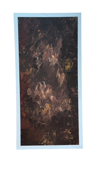 Richter Original Abstract Oil Painting On Canvas 60x120cm Unfinished Chapter