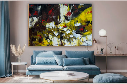Original Abstract Oil Painting On Canvas 150cm x 100cm Velvet Soul Oka