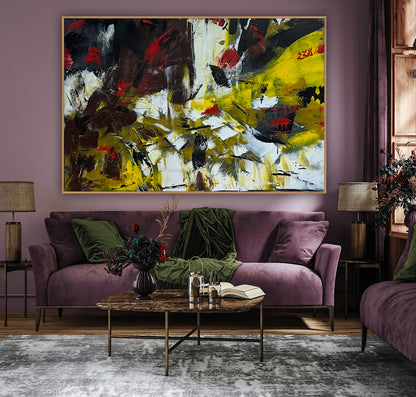 Original Abstract Oil Painting On Canvas 150cm x 100cm Velvet Soul Oka