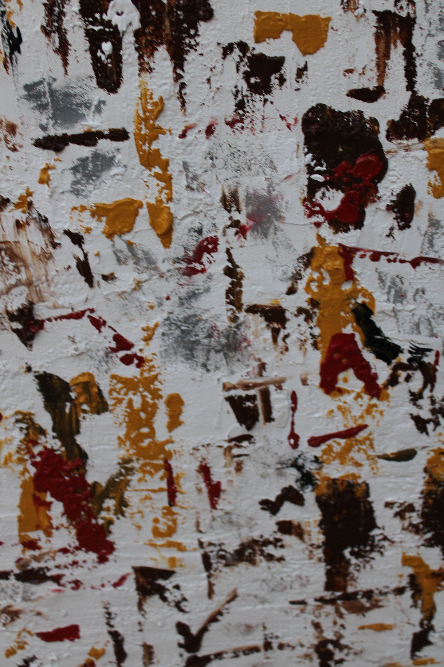 Oka style textured Original modern Abstract Oil Painting On Canvas 80 x 80cm ‘Unfinished Story’