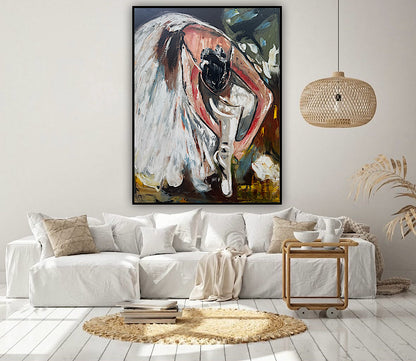 Ballet dancer Original modern Abstract Oil Painting On Canvas 100 x 77cm Oka