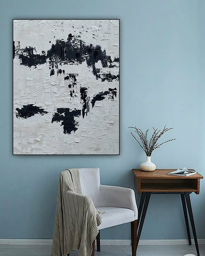 Original abstract Oil Painting On Canvas 76 X 60cm textured ‘Urban Fragments’