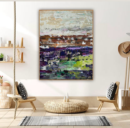 Oka contemporary Abstract Oil Painting Canvas 100x80cm Texture The Sky that Never Settles