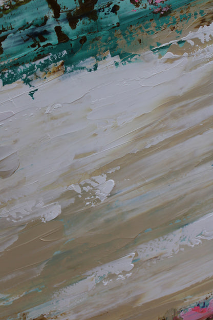 Amalfi coast Sea Sky Original abstract contemporary Oil Painting On Canvas size 100x80cm